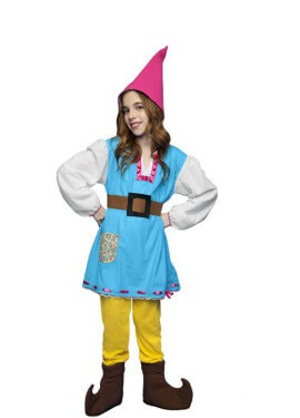 Disfraz de Gnoma para niñas de 5 a 6 años