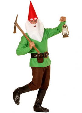 Green Gnome Costume for Men