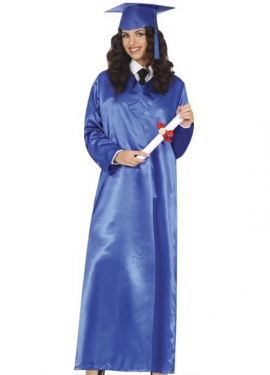 Adult Blue Graduate Costume