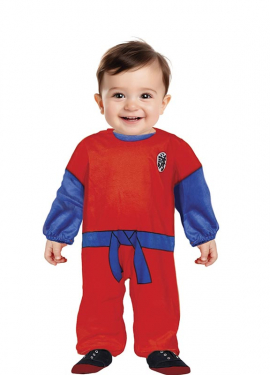 Red Space Warrior Baby Costume