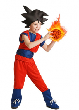 Fato de guerreiro espaço vermelho para menino