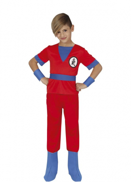 Kids Red Space Warrior Costume