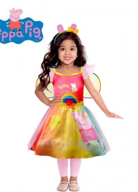 Peppa Pig Rainbow Fairy Costume for Girls