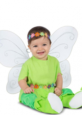 Baby Floral Fairy Costume with Wings and Headpiece