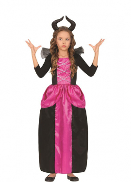 Purple Evil Fairy Costume for Girls