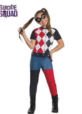 Harley Quinn Super Hero Girls Opp Boxed Kostüm für Mädchen