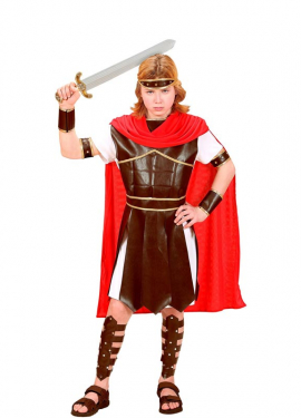 Hercules costume with cape for children and teenagers