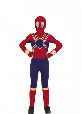 Red Arachnid Hero Costume for Boys