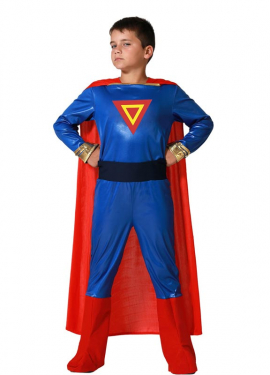 Boys Kryptonian Comic Book Hero Costume