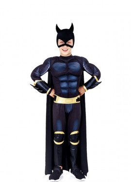 Disfraz infantil - Batman con músculos 8-10 años, Disfraces De Licencia