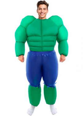 Giant Green Inflatable Costume for Adults