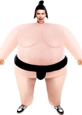 Inflatable Sumo Wrestler Costume for Adults