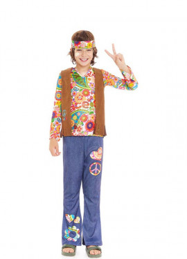 Disfraces Hippies para Niño · Disfraz Hippie Años 60 70 de Niño