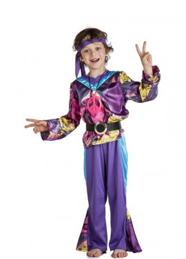 Purple Hippie Costume for Child