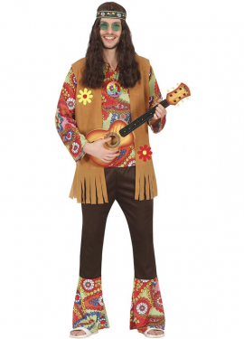 Peace and Love Hippie Costume for Men