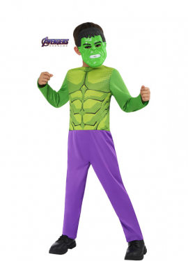 Hulk Costume with Mask for Boys