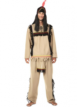 Indian costume with fringes for men