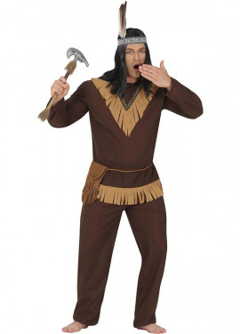 Dark brown Indian costume for men