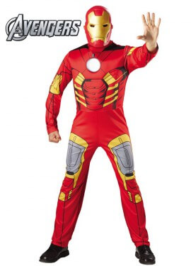 Iron Man muskulöses Kostüm für Erwachsene