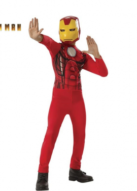 Costume Iron Man Opp con maschera in scatola per ragazzi