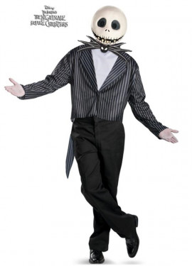 Jack Skellington Classic Nightmare Before Christmas Costume for Men