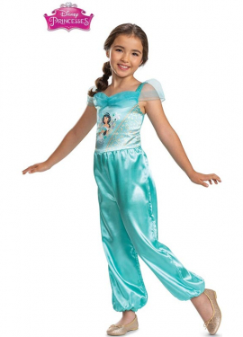 Jasmine costume classic blue costume for girls