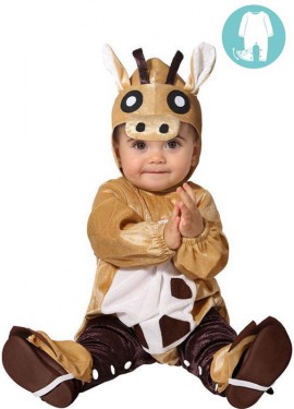 Giraffe Costume with Brown Hood for Baby