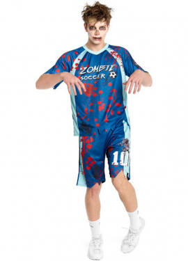 Zombie Soccer Player Costume for Men