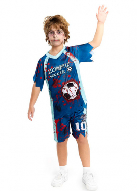 Zombie Soccer Player Costume for Boys