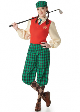 Women's Golf Player Costume