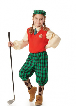Golf Player Costume for Girls