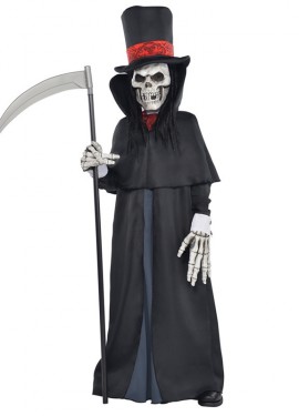 Disfraz de la Muerte para niños y adolescentes Halloween Disfraz de la Muerte para niños y adolescentes Halloween