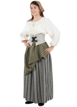 Disfraz de Labradora Medieval para mujer