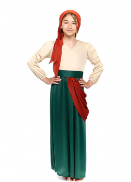 Disfraz de Lavandera de Belén para niña