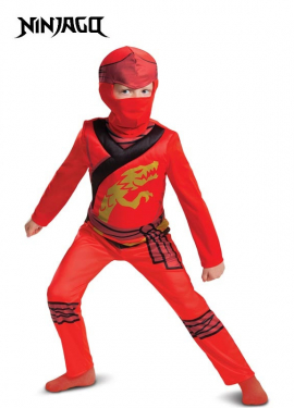 Lego Ninjago Red Kai Kai Costume for Kids