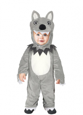 Gray Wolf Costume for Baby