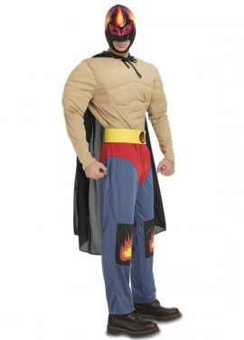 Mexikanisches Wrestlerkostüm für Herren