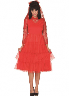 Red Bride Lydia Costume for Women