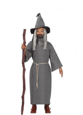 Disfraz de Mago Gris para niño