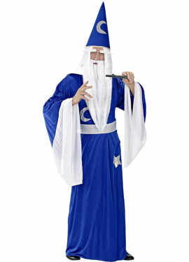 Blue Moon Wizard Costume for Men