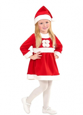 Disfraz de Mamá Noel para niña y bebé