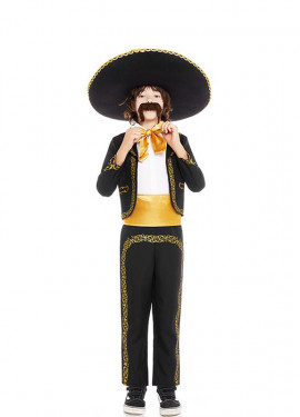 Disfraz de Pistolero Mexicano con Poncho para hombre