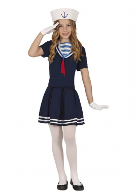 Dark blue sailor costume for girls