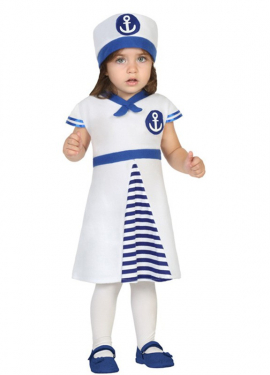 Sailor costume with anchor for baby