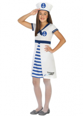 Costume da Marinaia con ancora per bambina