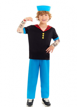 Strongman Sailor Costume for Boys