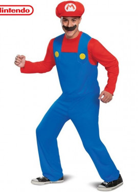 Men's Classic Mario Nintendo Super Mario Brothers Costume