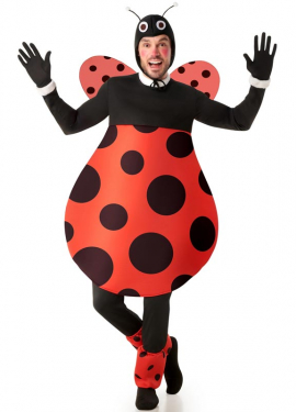 Chubby Ladybug Costume with Wings for Men