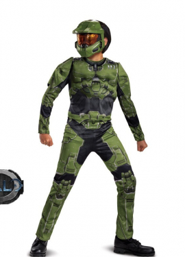 Deluxe Master Chief Halo Costume for Boys