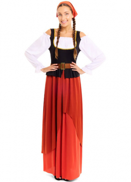 Medieval Waitress Costume for Women